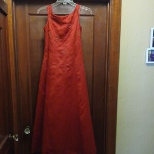 Chic Red Maxi Dress Girls Size 12